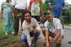 Plantation At Waddi Nadi  With Rana Ranbir And Hobi Dhaliwal July 2016