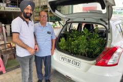Plantation drive by Umang Team at Guru nanak nagar Patiala