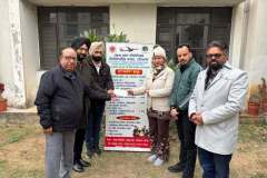 Umang Welfare Foundation Team Hands Over Cheque to Principal for Financial Assistance to a Needy Student.