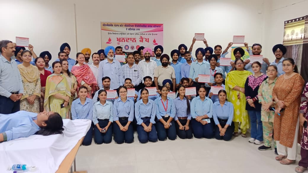 Blood Donation Camp at Punjab State Aeronautical Engineering College in Collaboration with NSS Unit